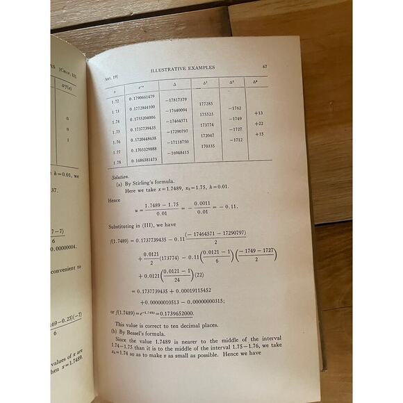 Numerical Mathematical analysis book by James Scarborough Naval academy 1930 - Picture 5 of 6